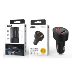 SMART CAR CHARGER WITH 2 USB 17W MTK BLACK SMART CAR CHARGER WITH 2 USB 17W MTK BLACK